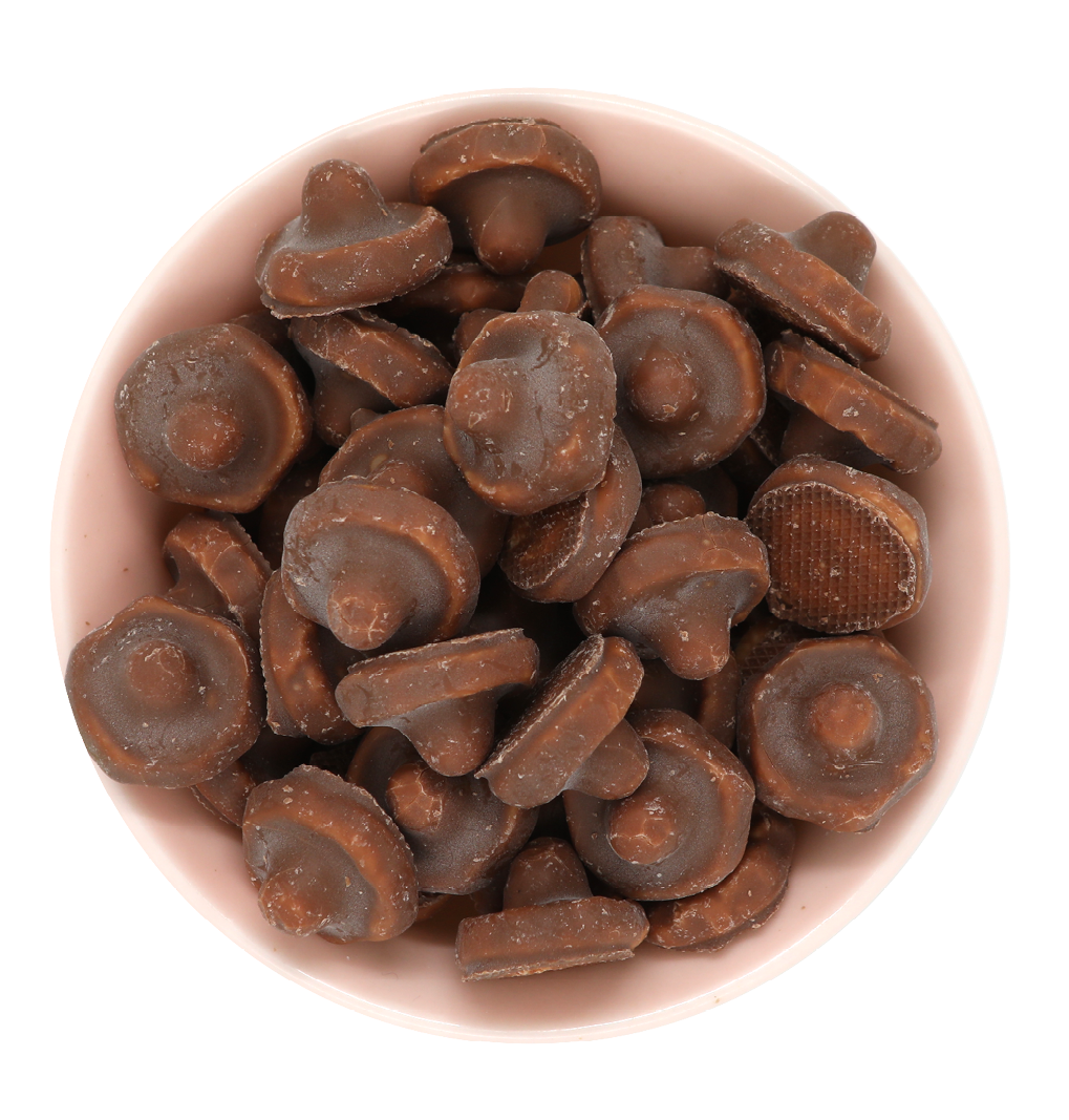Chokolade svampe fra Dals slik bland selv slik online hurtig levering